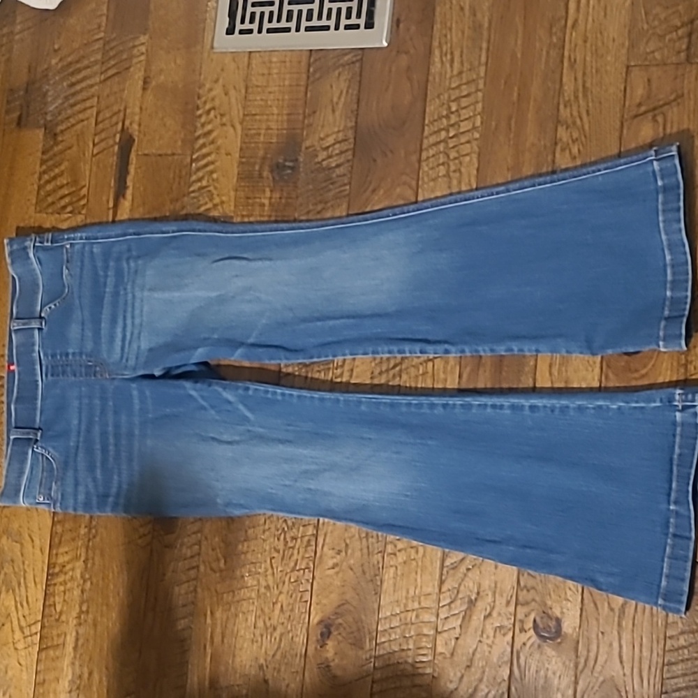 Spanx regular length flare jeans